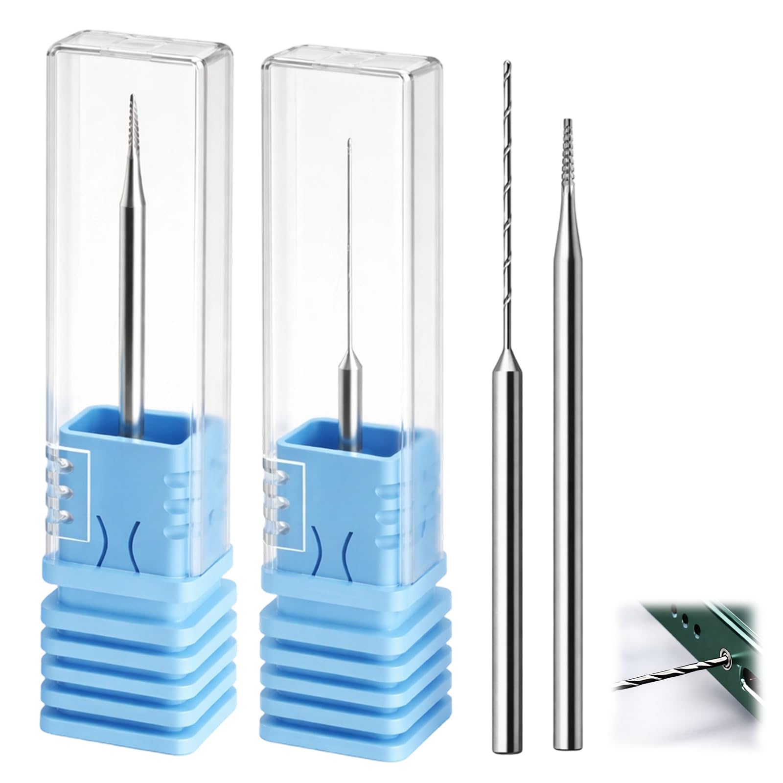 2pcs Screw Extractor Set, Removal Tool Kit, Screw Fix Set for Various Screw Types, Convenient Screw Remover for Small Electronics DIY Repair