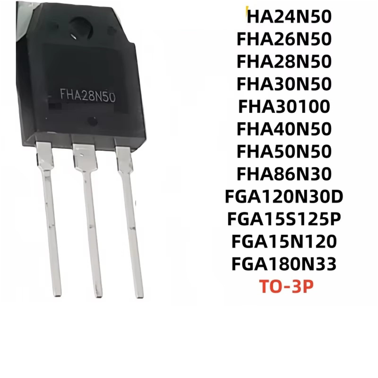 Transistor TO-3P Da 5-10 Ud(10PCS- FGA180N33)