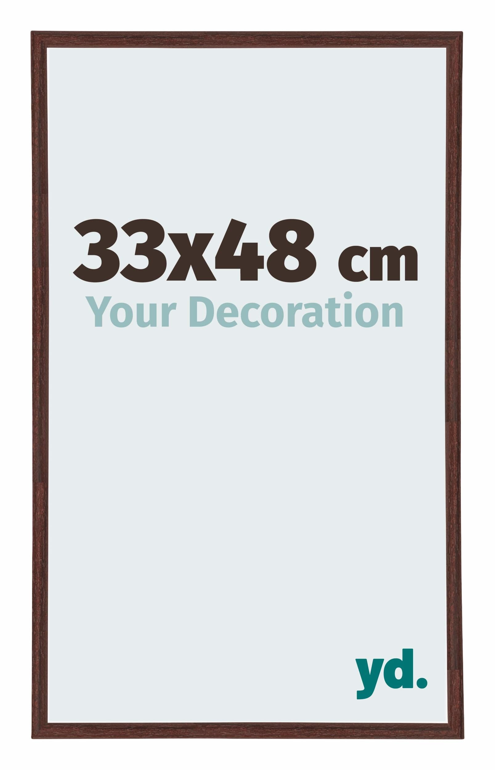 Your Decoration - Picture Frame 33x48 cm - Brown - Decorative Wall Frame in Plastic with Antireflection - Frame 33x48 - Annecy โ image 1