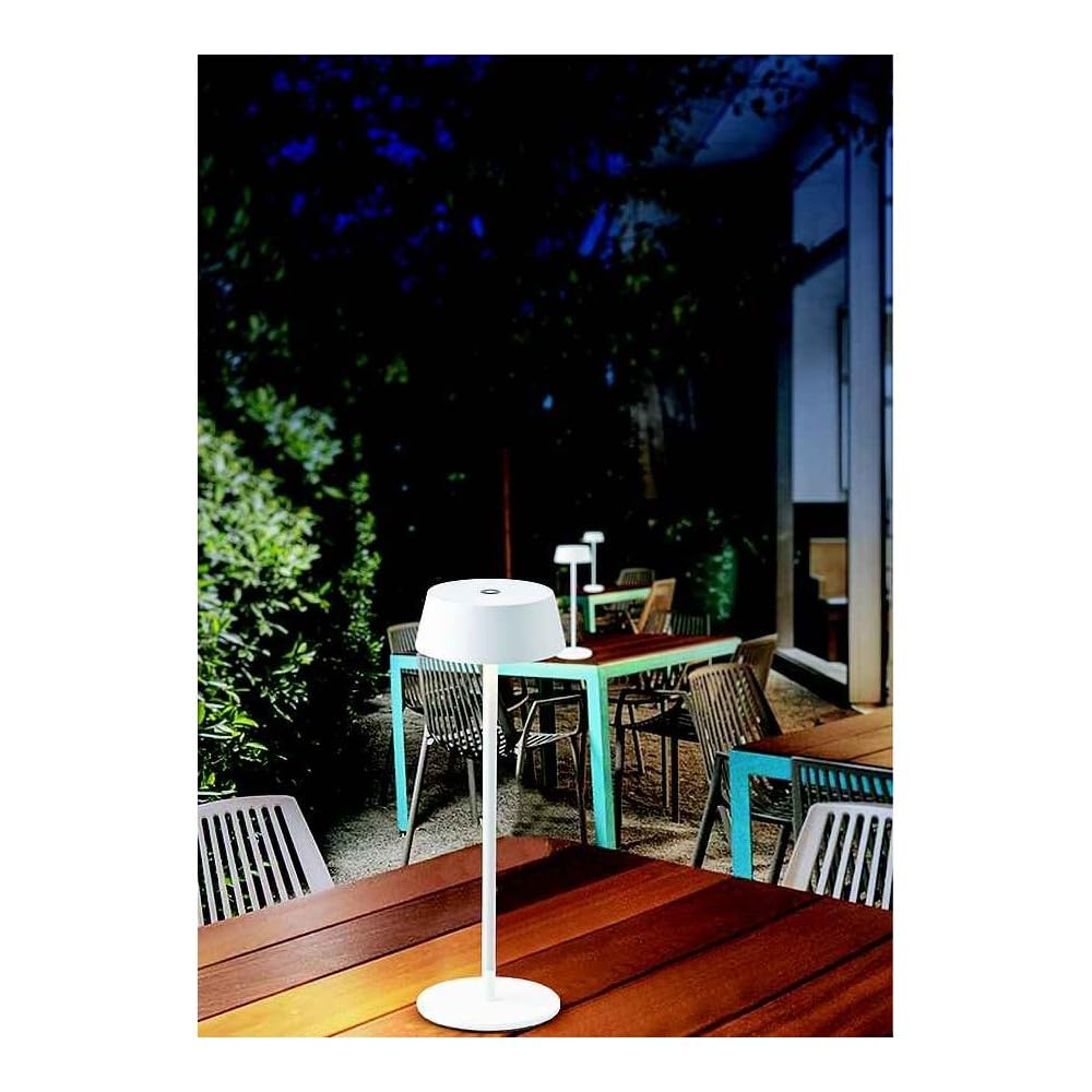 Akunadecor - Sobremesa Para Exterior Del Modelo K5 Led Acabado Marron De
