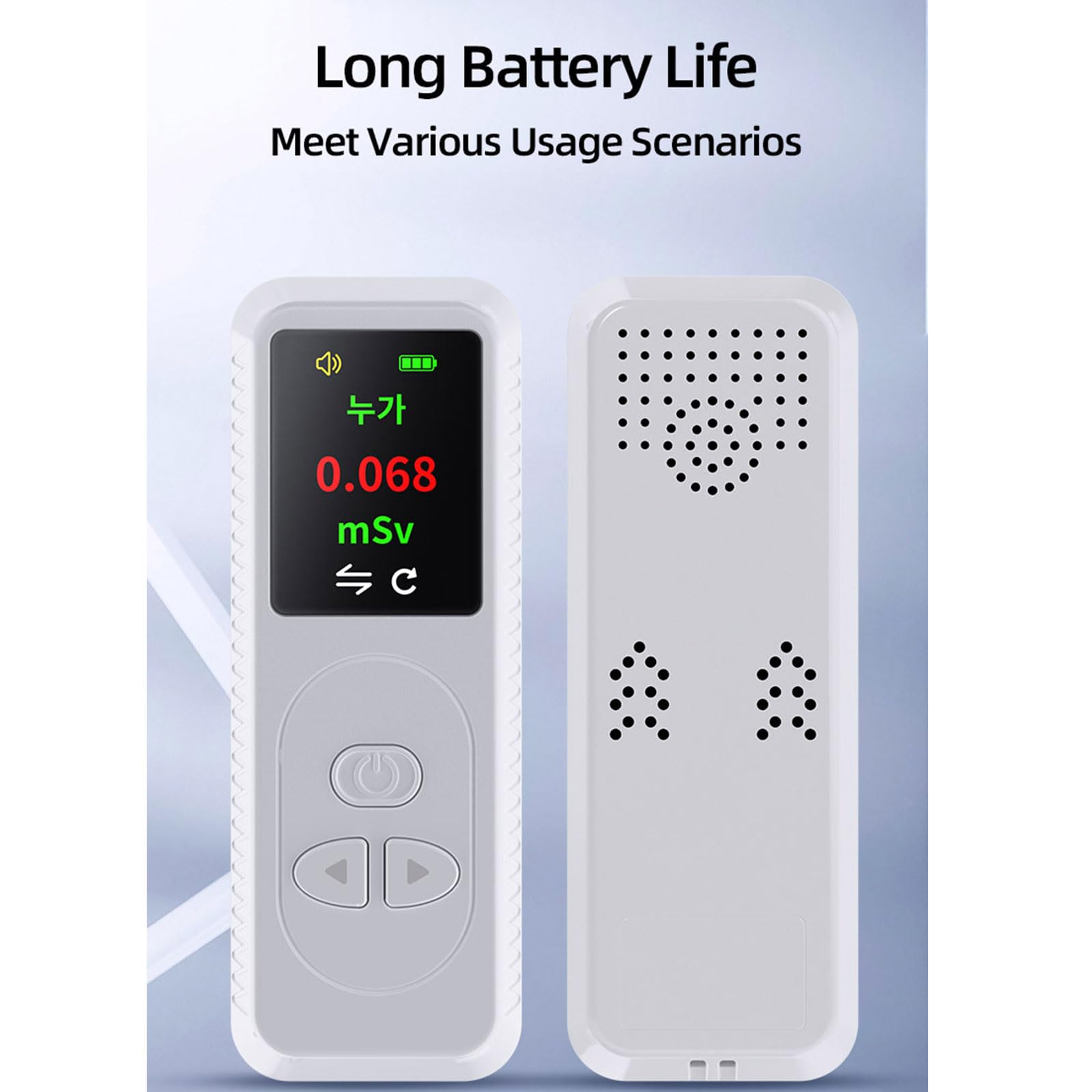 JITEM Geiger Zähler Nuklearstrahlungsdetektor mit LCD-Display, hohe Genauigkeit, Beta-Gamma-, Röntgenstrahlungsdosimeter, Handstrahlungsdosimeter, digitaler radioaktiver Tester, schwarz