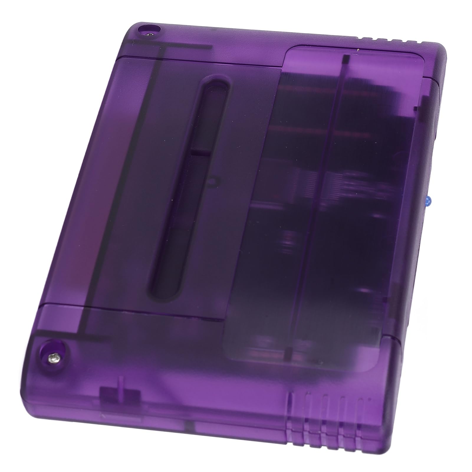 VBESTLIFE Spielekassette, Professionelle 3000-in-1-8-GB-Speicherkarte, Hochgeschwindigkeits-Multifunktionskarte mit Automatischer Sicherung für die SFC-Spielekonsole (Transparentes Lila)