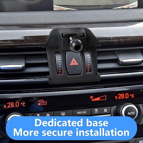 Miniatura 4 de LUNQIN - Soporte para teléfono de coche para BMW X5 2014 2015 2016 2017 2018 y BMW X6 2015-2019 y X5M X6M 14-19 SUV Auto Interior Accesorios Mejor