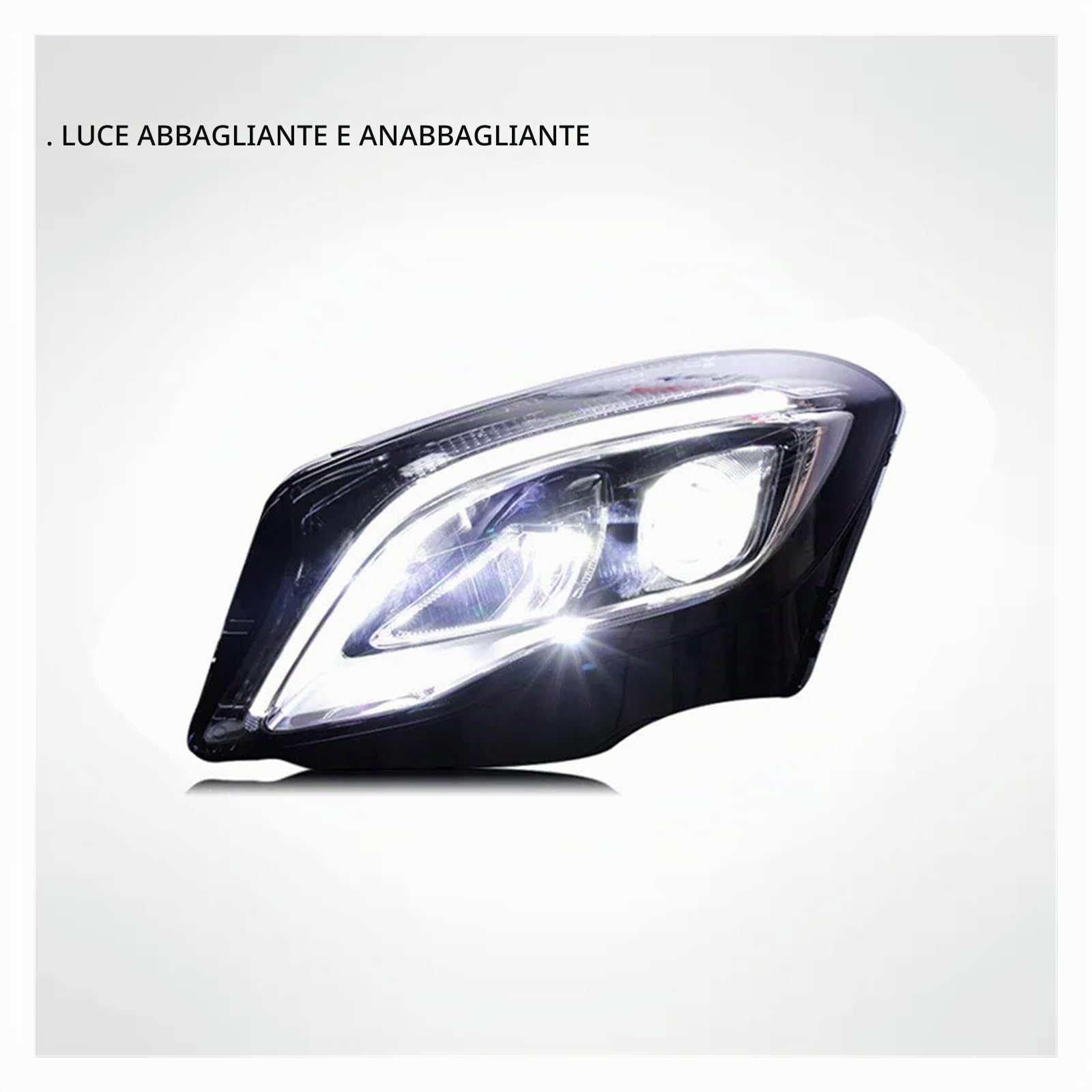 Faro Proiettore Anteriore Per GLA W156 X156 2015 2016 2017 2018 2019 Fari LED Per Auto DRL Animazione Di Svolta Gruppo Fari Anteriori 1 Coppia Fanale Proiettore
