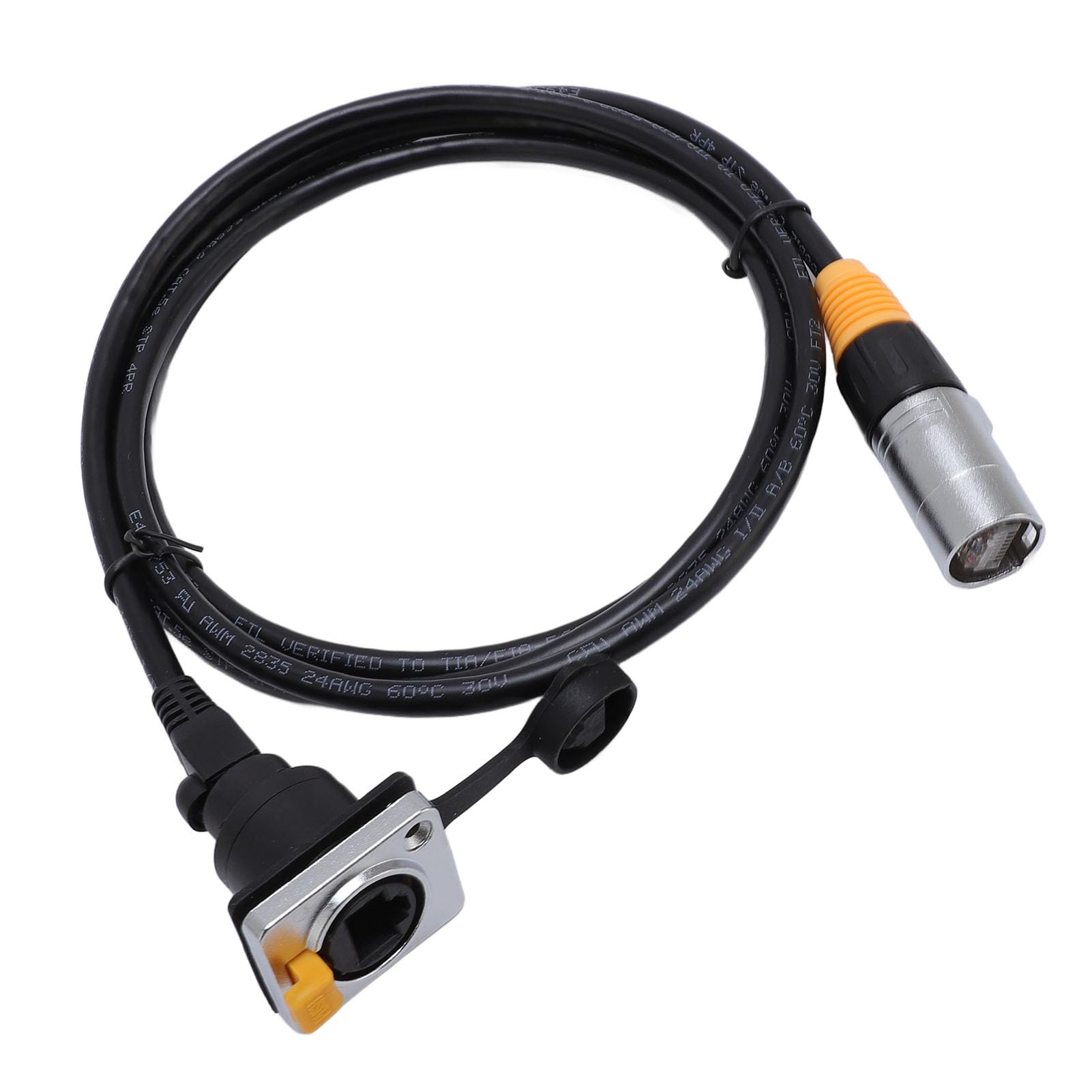 Câble d'Extension Ethernet STP RJ45 Mâle vers Femelle, Conception Étanche Connexion Stable Adaptateur Réseau LAN pour Routeurs Commutateurs Caméras (1.km/4.adjectif)