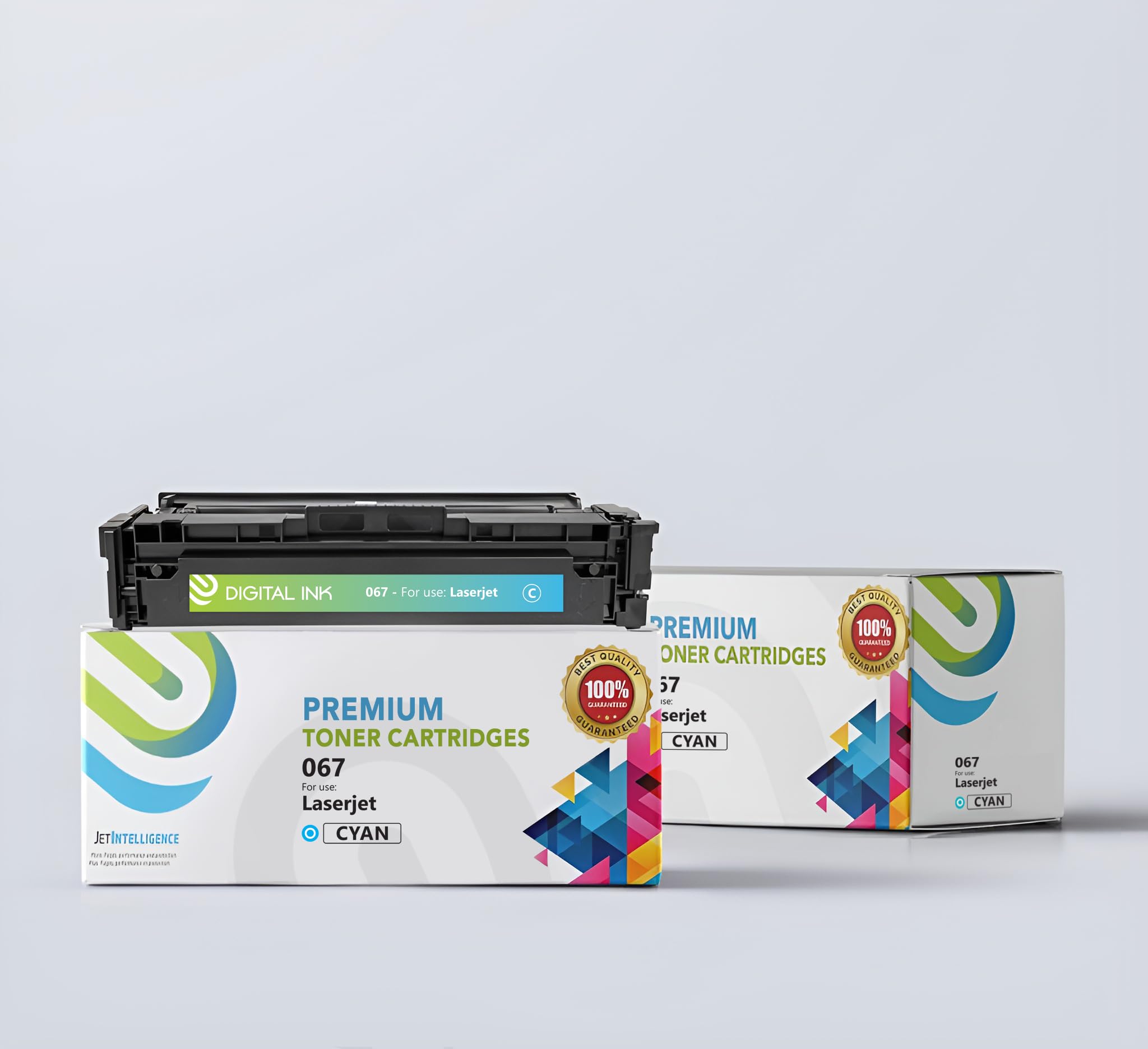 DIGITAL INK Compatible Toner Cartridge 067 Cyan - Replacement for Canon 067 Cyan - Compatible with Canon MF650C Series, LBP630C Printers - 1250 Page Yield