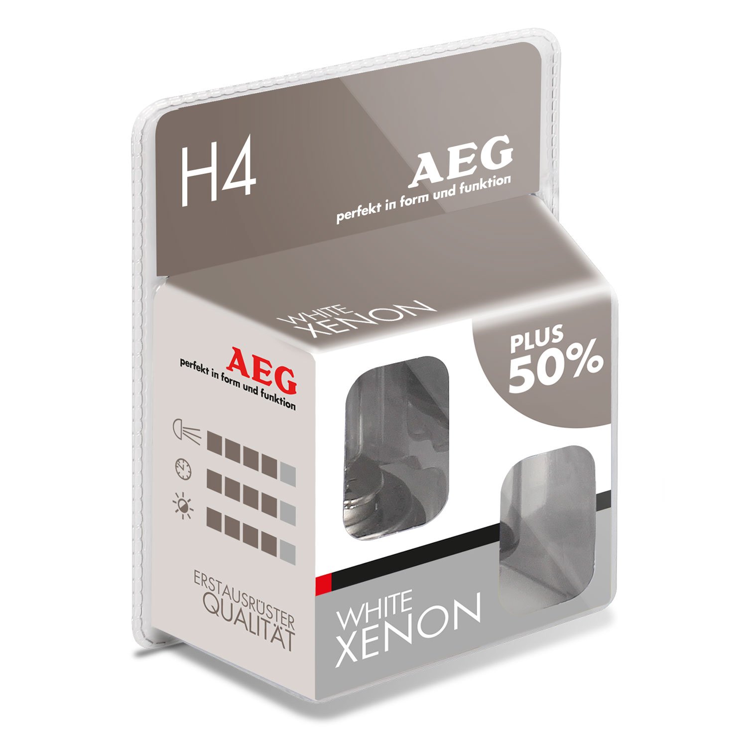 AEG Automotive 97260 Light bulb, white, H4, 60/55 W, set of 2