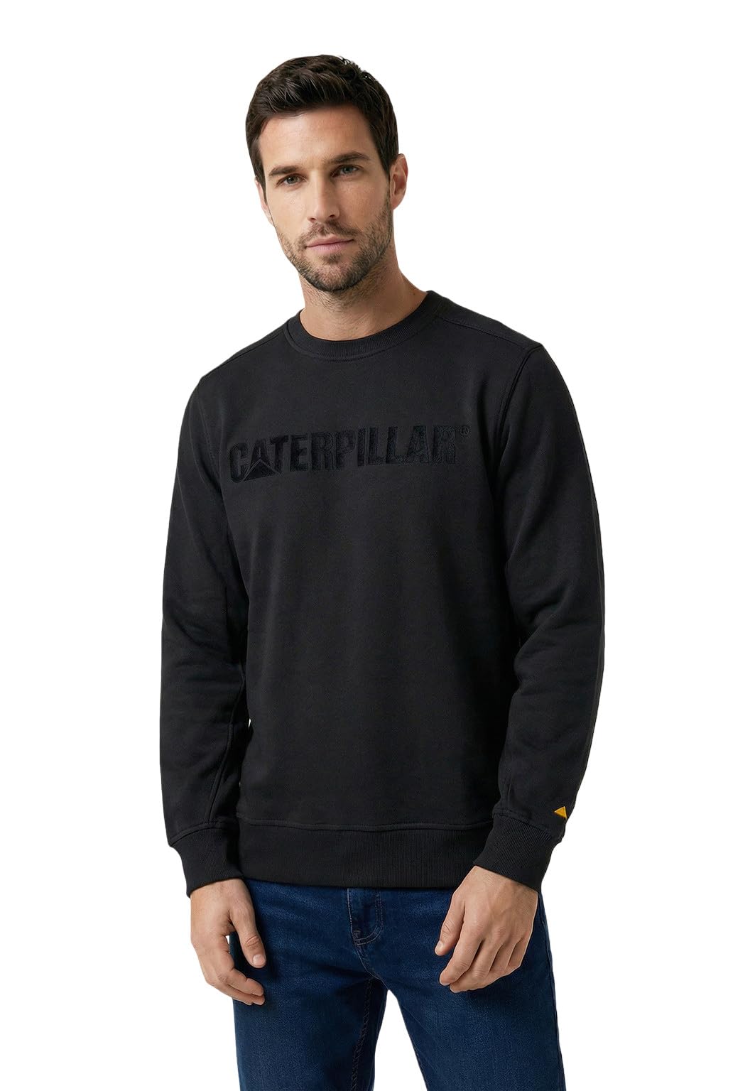 CAT Men's Logo Crewneck Sweatshirt