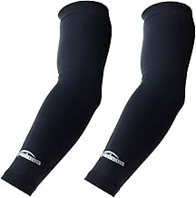 COOLOMG 1 Pair Compression Arm Sleeves for Basketball Football Baseball 30+ Colors, Youth & Adult Sizes, Kids Men Women