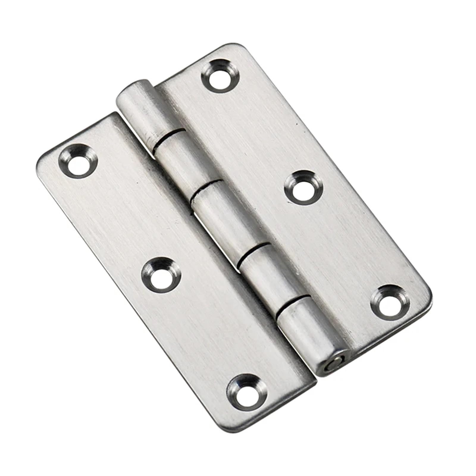 180-Degree Foldable Bearing Hinges Equipment Cabinets Stainless Steel Hinges 1Pcs(Vibrational Light)
