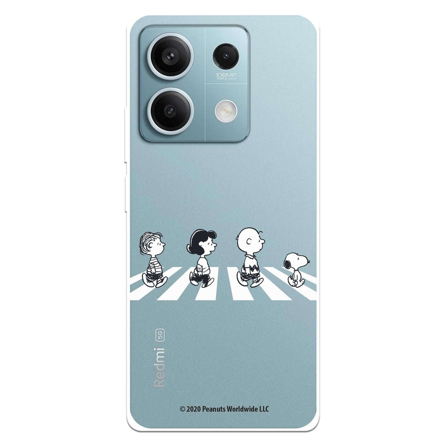 DeinDesign Cover In TPU Trasparente Per Xiaomi Redmi Note 13 Pro 5G Con Motivo Snoopy E Fiori | Custodia Antigraffio E Anti-ingiallimento
