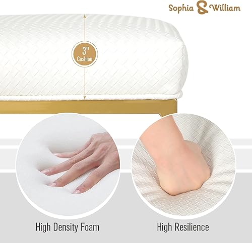 Miniatura 47 de Sophia & William Taburete de bar negro de 24 pulgadas de altura de mostrador, taburetes de bar tapizados con reposapiés, taburetes modernos de piel