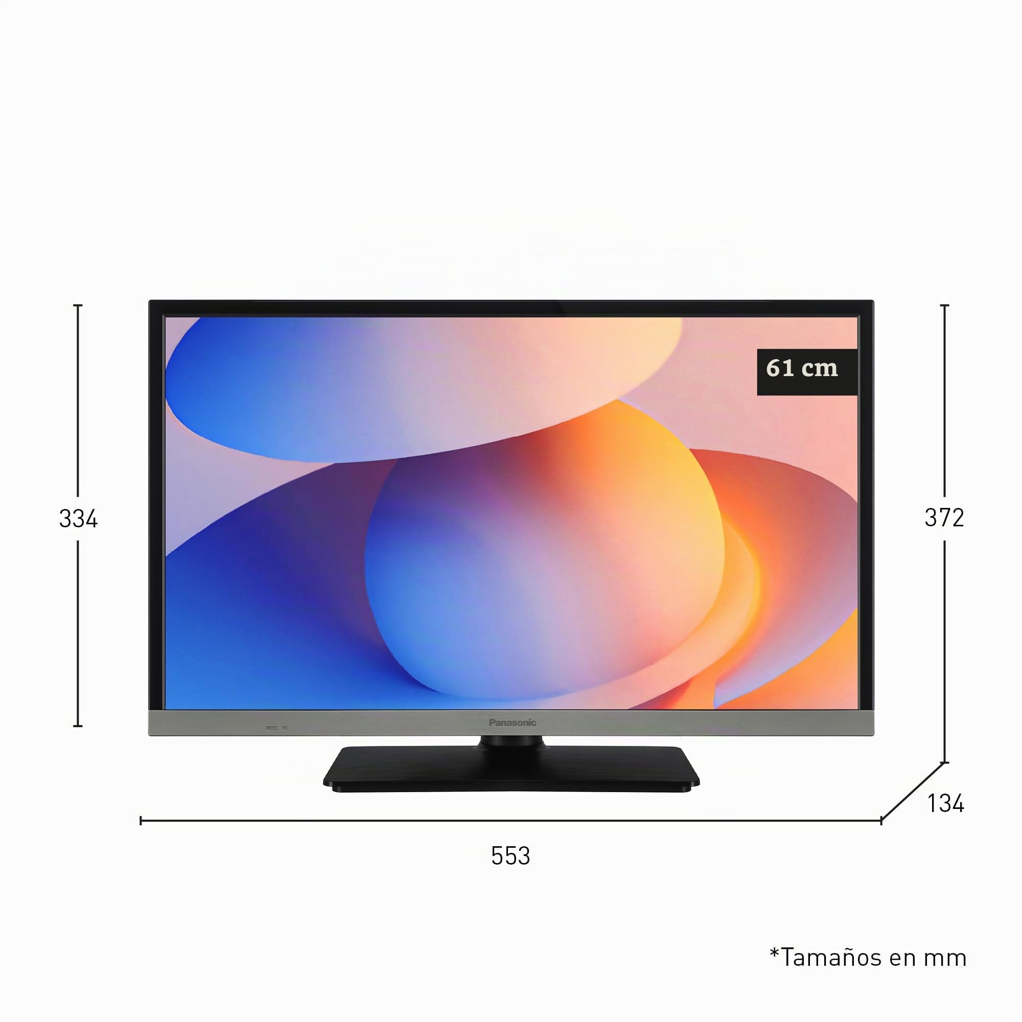Panasonic TB-24S40AEZC, 24 Pulgadas televisor, HD LED, TiVo | Control De Voz Google y Alexa, Modo De Juego, Reproductor Multimedia, HDR, HDMI, WLAN, Smart TV, Serie S40
