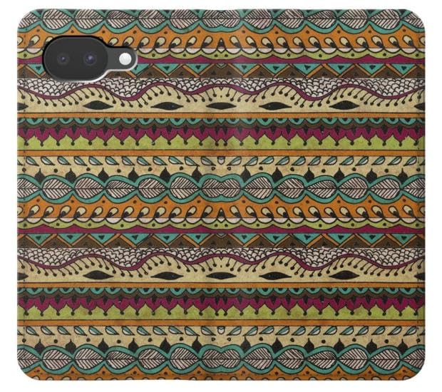 Etui Google Pixel 10a housse cuir Aztec Boho Hippie - 3