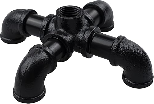 Miniatura 3 de Toallero de mano de tubo rústico Estante de toalla de pie industrial en forma de T Almacenamiento de toallas para baño ROXLLGJC