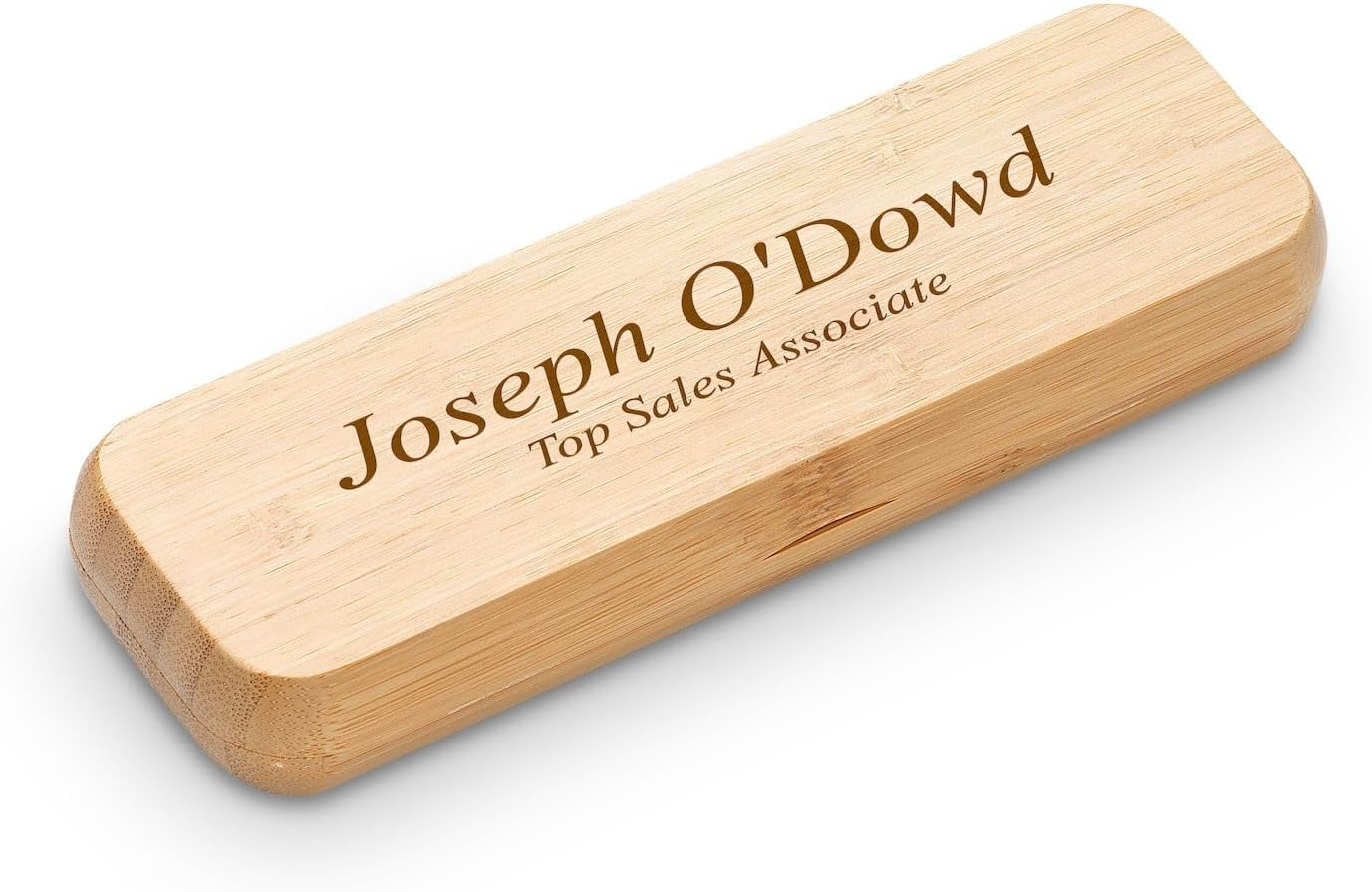 Executive Gift Shoppe | Personalized Bamboo Wood Pen & Case Set with Custom Engraving