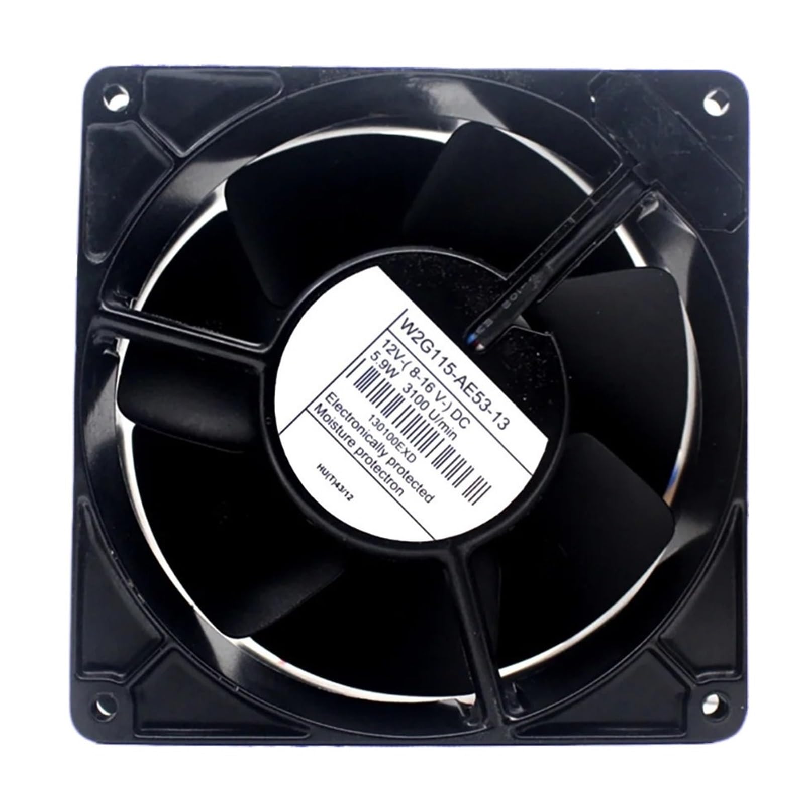 EAHWCXSD W2G115-AE53-13 DC12V 5.9W Cooling Fan 12738 127 * 127 * 38MM