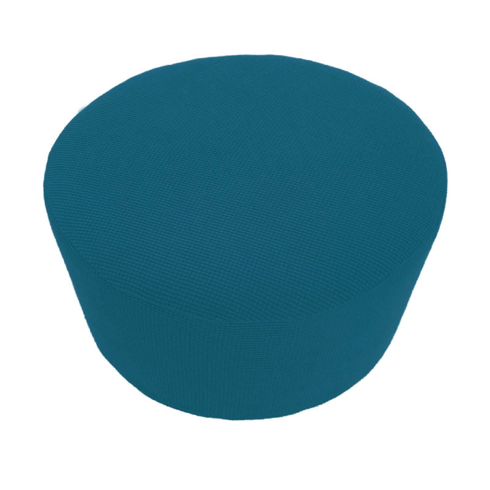 Buxuaaaa Ottoman Slipcover Easy Installation & Care Ottoman Covers Machine Washable Slipcover for Round Footstool