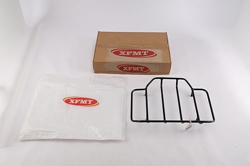 Miniatura 2 de XFMT Black Tour Pack Portaequipajes Tronco Superior Rack Riel para Harley Touring Road King Electra Street Glide 1984 Later