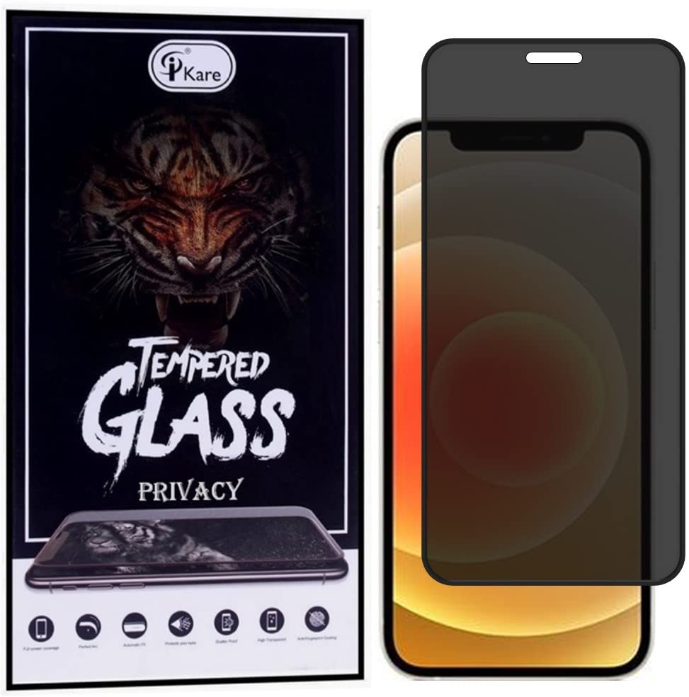 Ikare Privacy Tempered Glass Screen Protector For Apple Iphone 12