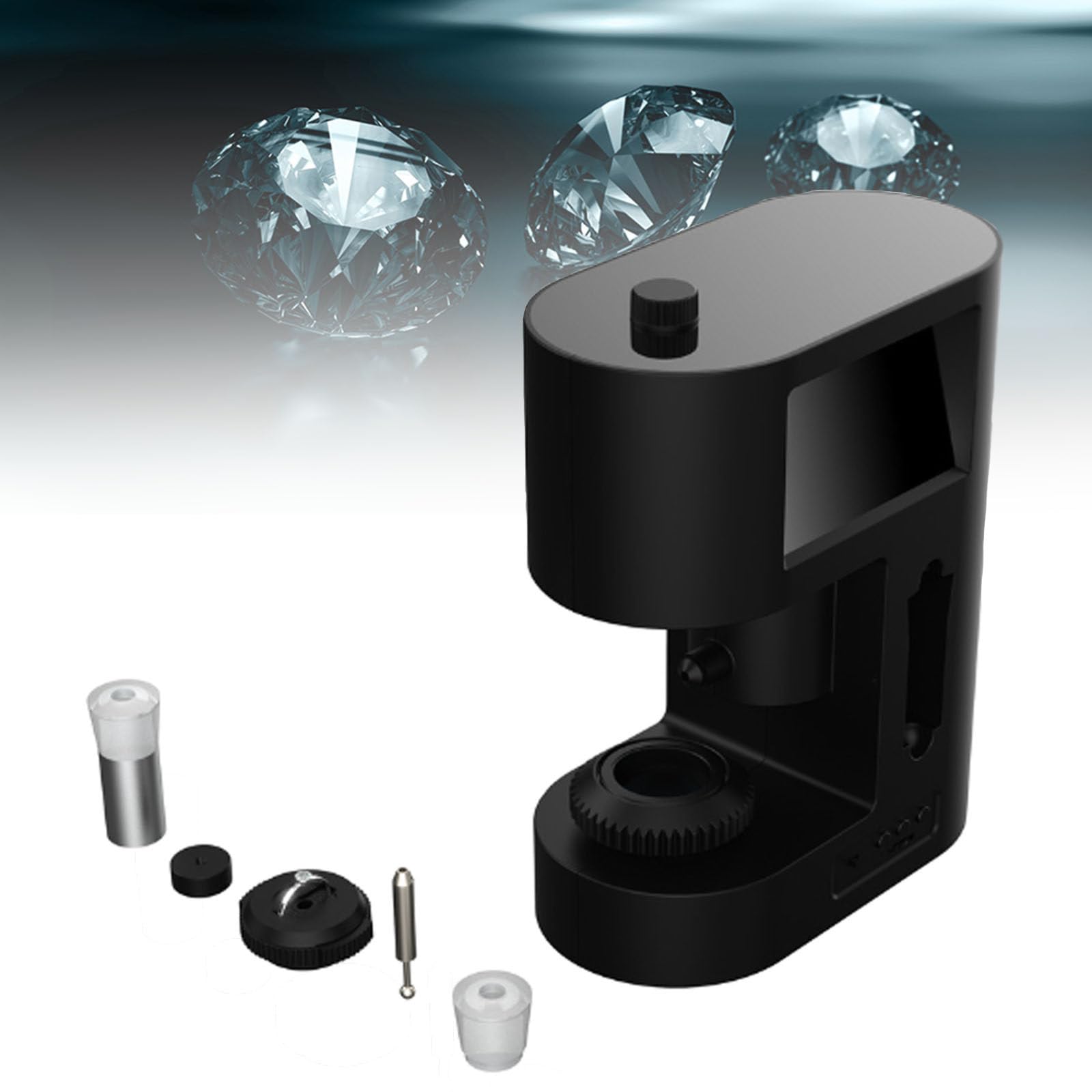 Microscopio digitale per diamanti, visualizzatore LCD a doppia faccia, kit microscopio biologico per grossisti di gemme, dispositivo di ispezione della cintura diamantata ad alta precisione