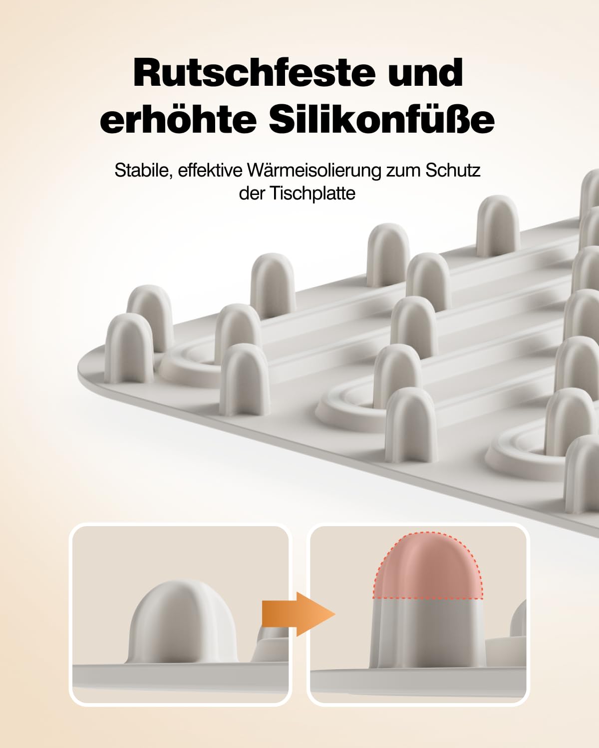 iTRUSOU Warmhalteplatte für Speisen, Speisenwärmer aus Nano-Silikonmaterial, faltbar, tragbar