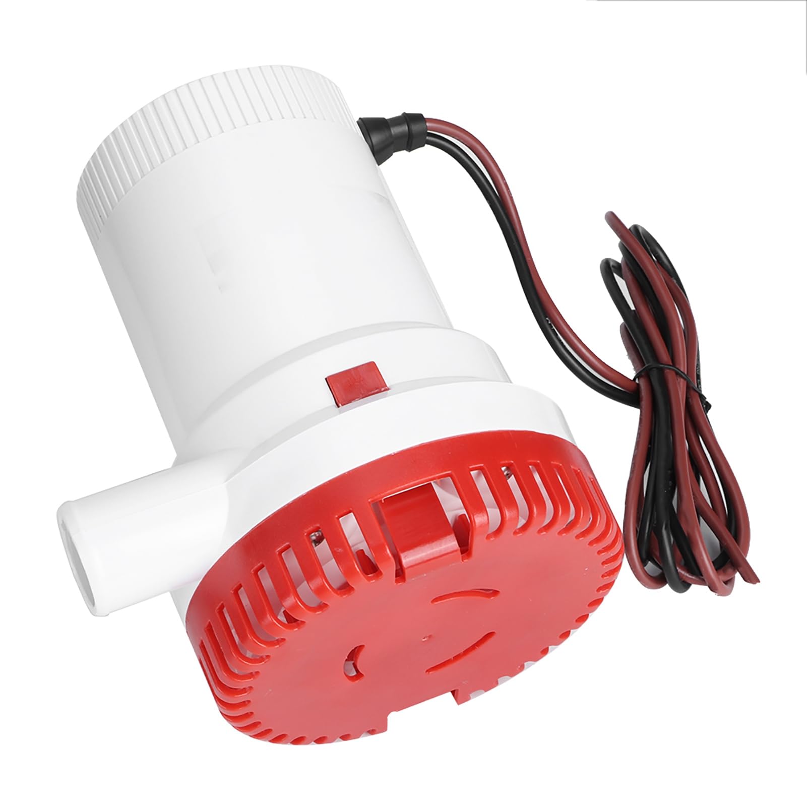 lyrlody Pompa di Sentina Elettrica, Pompa Acqua Sentina 2000 Gph 12V for | Corpo in ABS, Albero in Acciaio Inox, Pompa di Scarico Marina Sommersa