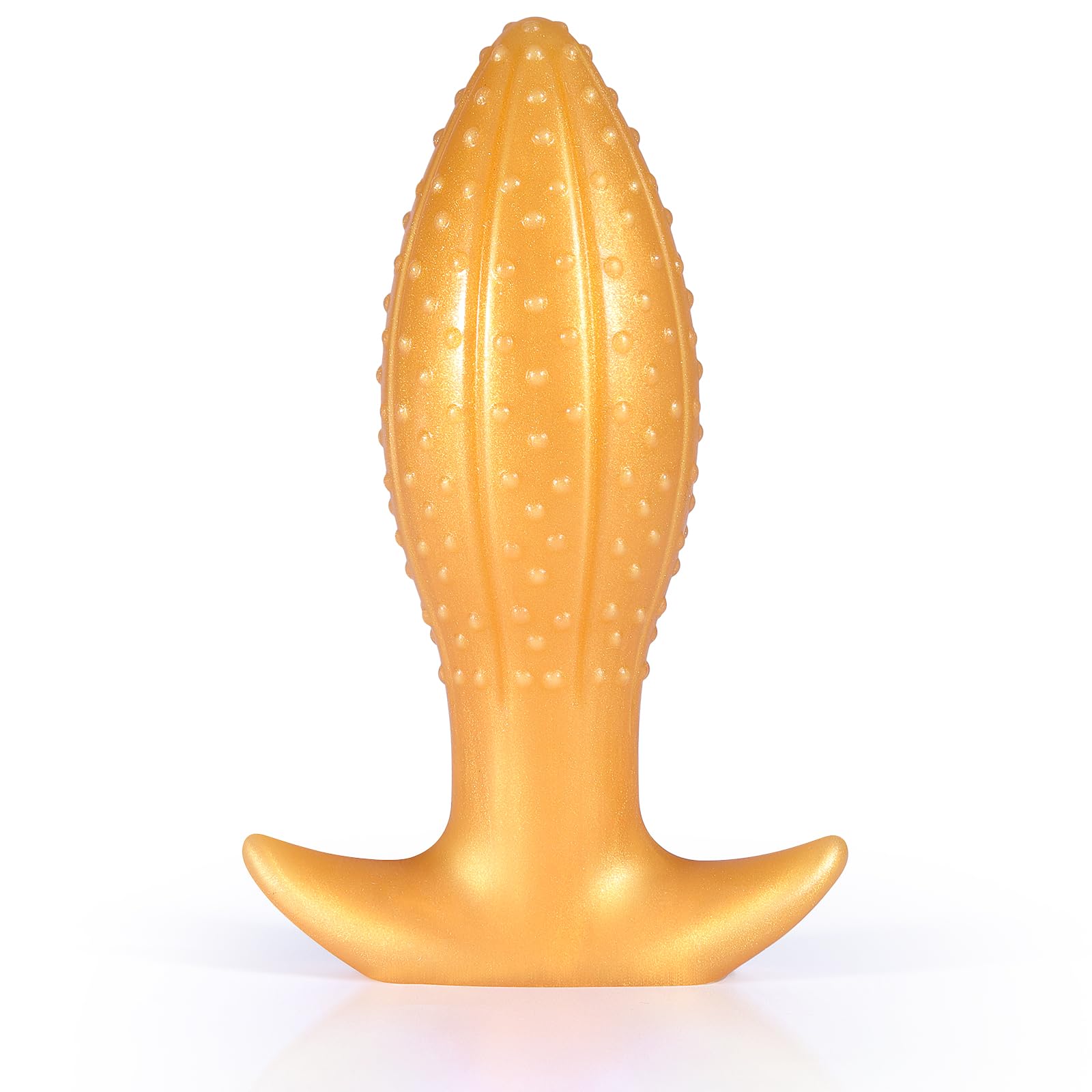 1 97 Big Butt Plug Anal Toy Ultra Soft Anal Plug Mango Shape Anal Dildo with Curved Base
