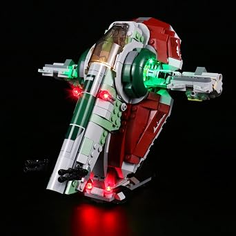 LED Lighting Kit for Lego 75312 - for Boba Fetts Starship Model DIY Custom Lights Model Not Included
