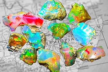 大粒【116ct】エチオピア　オパール　原石　天然石　鉱物　標本　鉱石　虹 エチオピア産 オパール – 天然石ハッピーギフト
