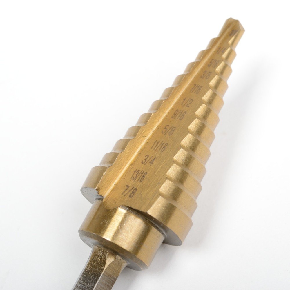 ATE Pro. USA 90043 Step Drill Bit, Quick-Change, 1/4