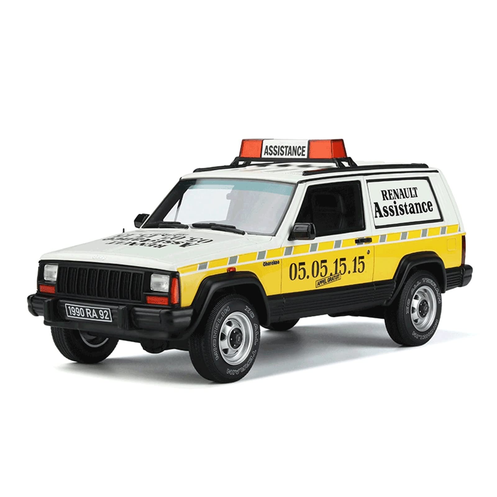 Huggeshugges For Jeep Cherokee 18 Resin Rescue Car Model - Main Image
