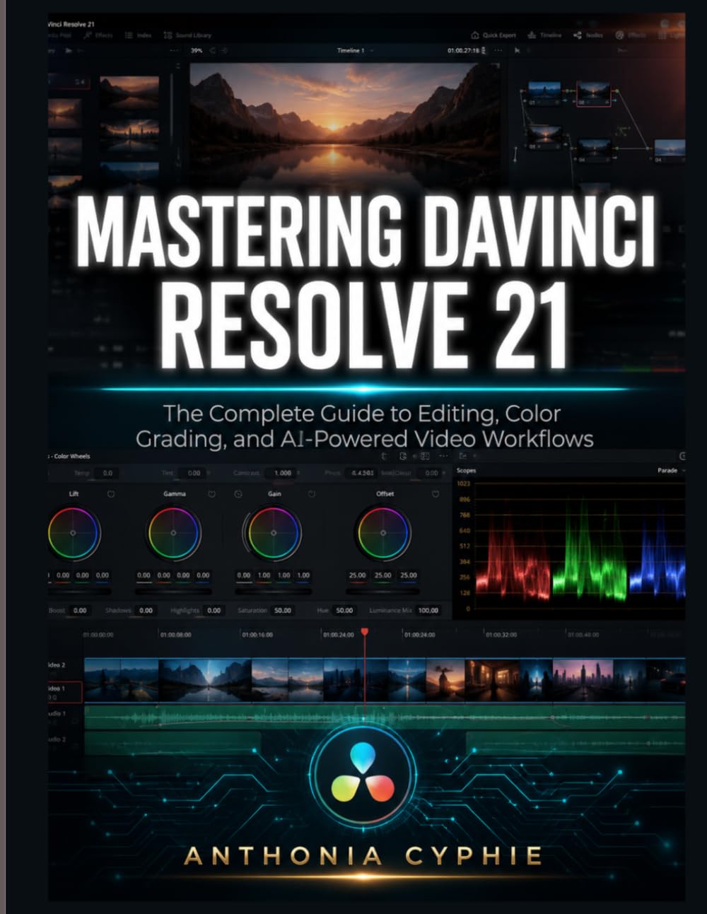 MASTERING DAVINCI RESOLVE 21: The Complete Guide to Editing, Color Grading, and AI-Powered Video Workflows
