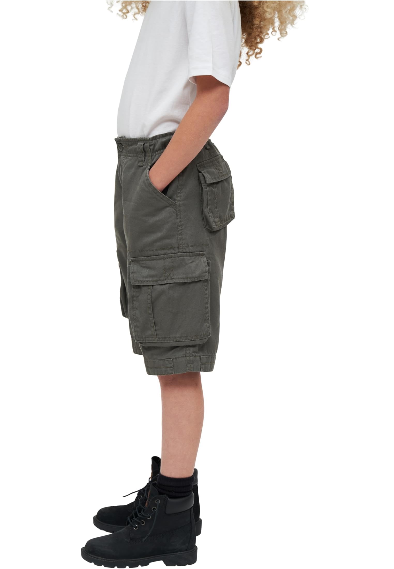 Brandit Short Enfant Urban Legends Unisexe Short Noir 100% Coton