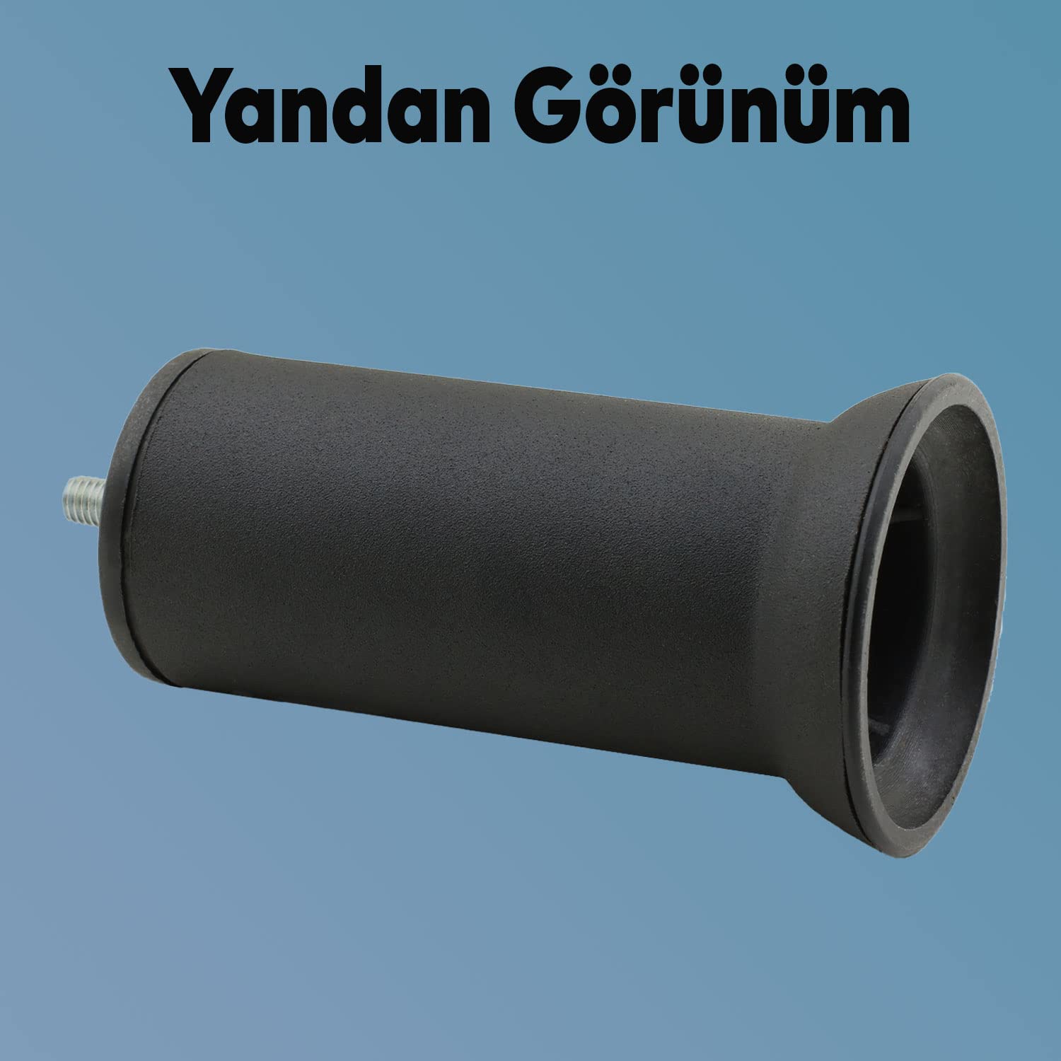 Badem10 Mobilya Baza Metal Kanepe Koltuk Destek Ayağı M8 Cinanatalı İnce Diş Siyah Metal Ayak 12 Cm 8 ADET, Badem10, Small