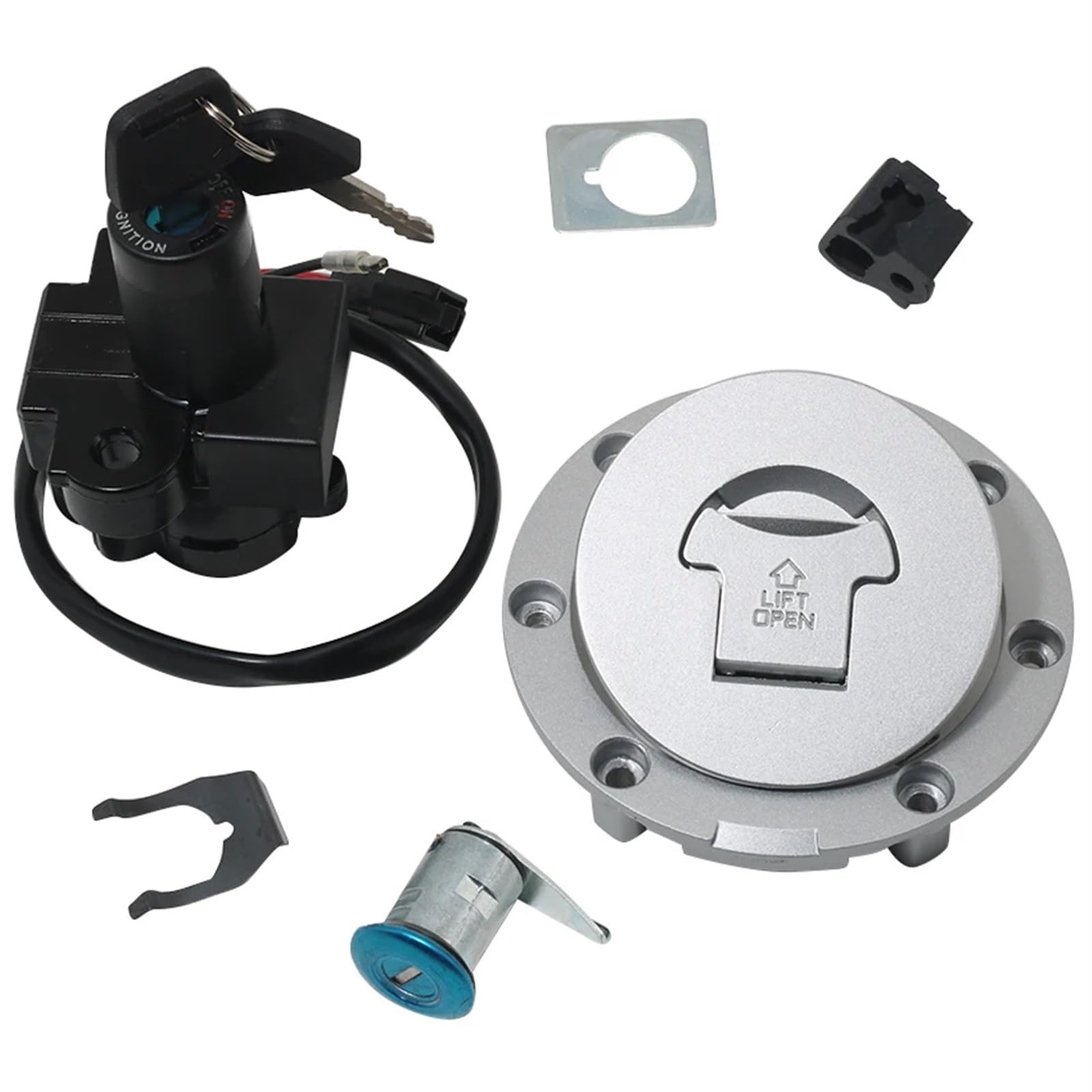 Amazon | バイク キーシリンダー VFR400用 NC30用 NC35用 NSR250