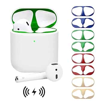 Amazon | CM Tech AirPods ダストガード 【2セット】 スキン