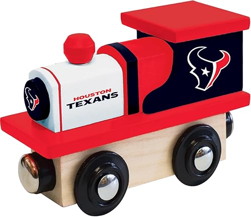 Miniatura 12 de MasterPieces NFL San Francisco 49ers - Tren de juguete de madera real, para mayores de 3 años, color negro