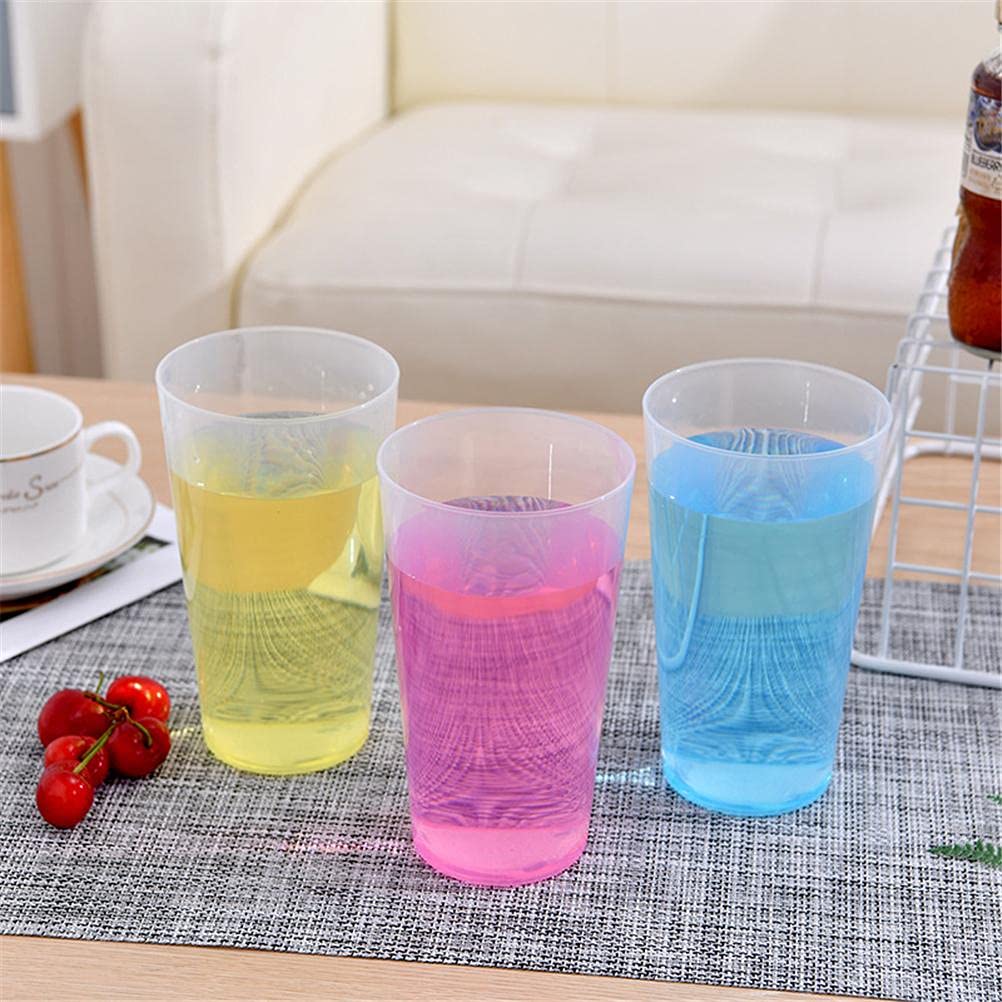 EazyBreezy Bicchieri In Plastica A Spirale | Set Da 8 Da 550 Ml | Riutilizzabili Infrangibili Per Feste E Campeggio | 4 Colori - 4