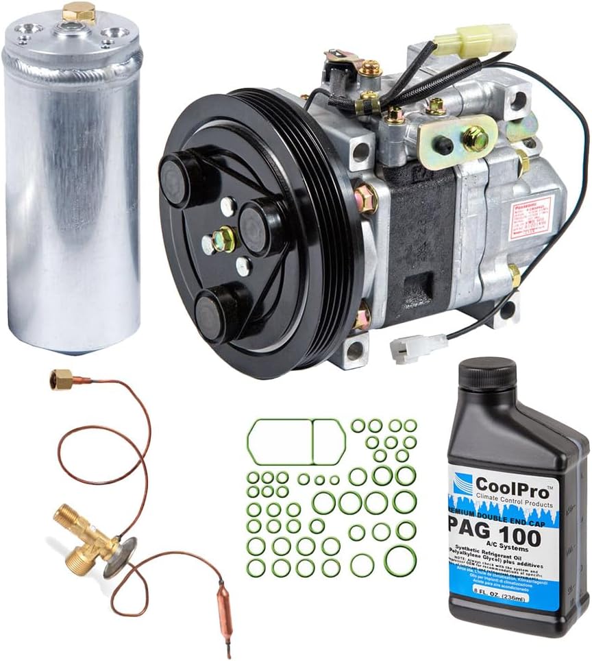 For Mazda Protege 2001 OEM AC Compressor w/A/C Repair Kit - BuyAutoParts 60-84466RN NEW