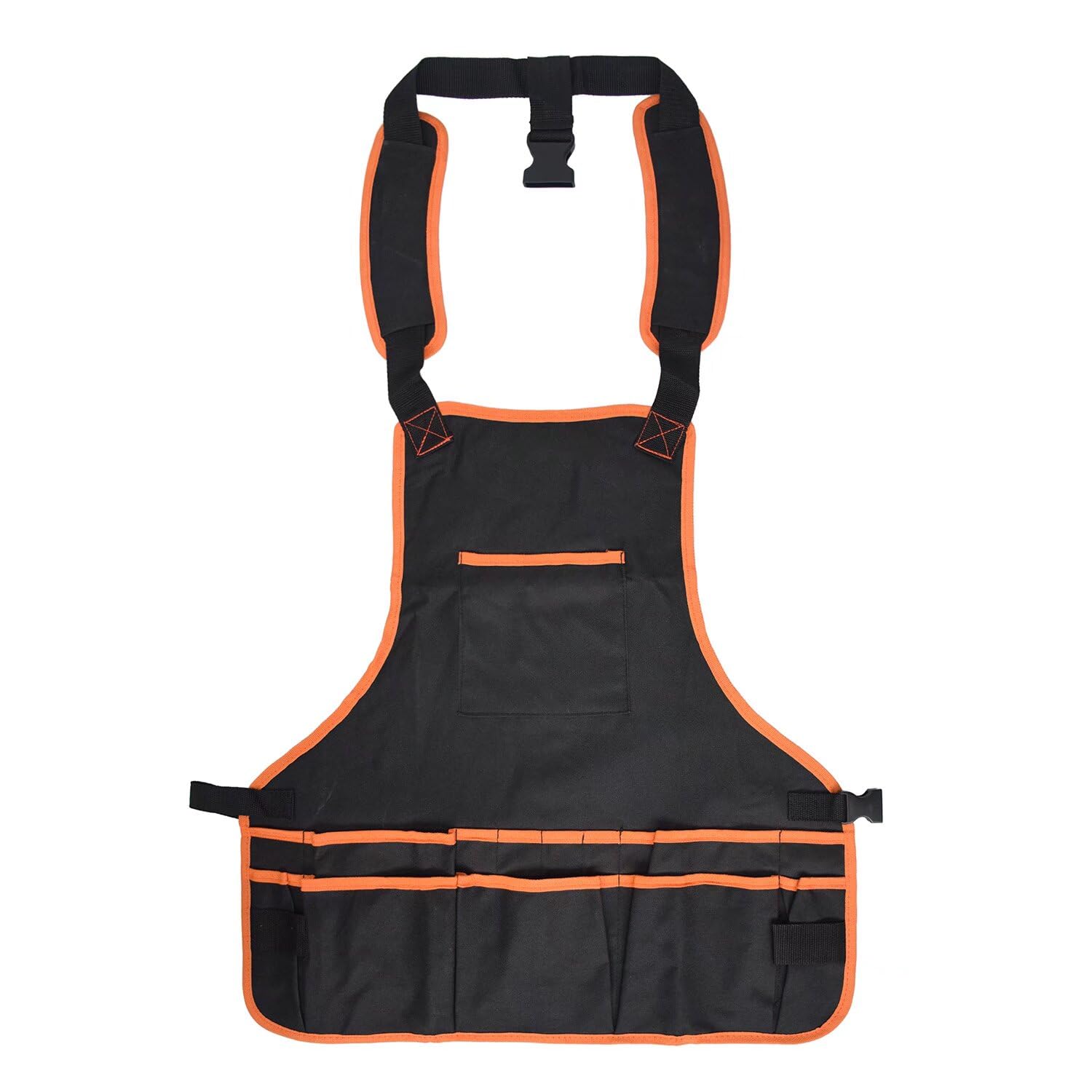 Work Tool Apron Durable Canvas Apron Magnetic Tool Holder for Men and Women Gardener Apron
