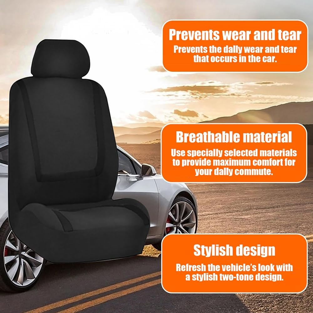 Fundas Asientos Coche, para Peugeot Rifter 2019-2024 Protector para Asiento de Coche Delantero Asiento de Funda Accesorios