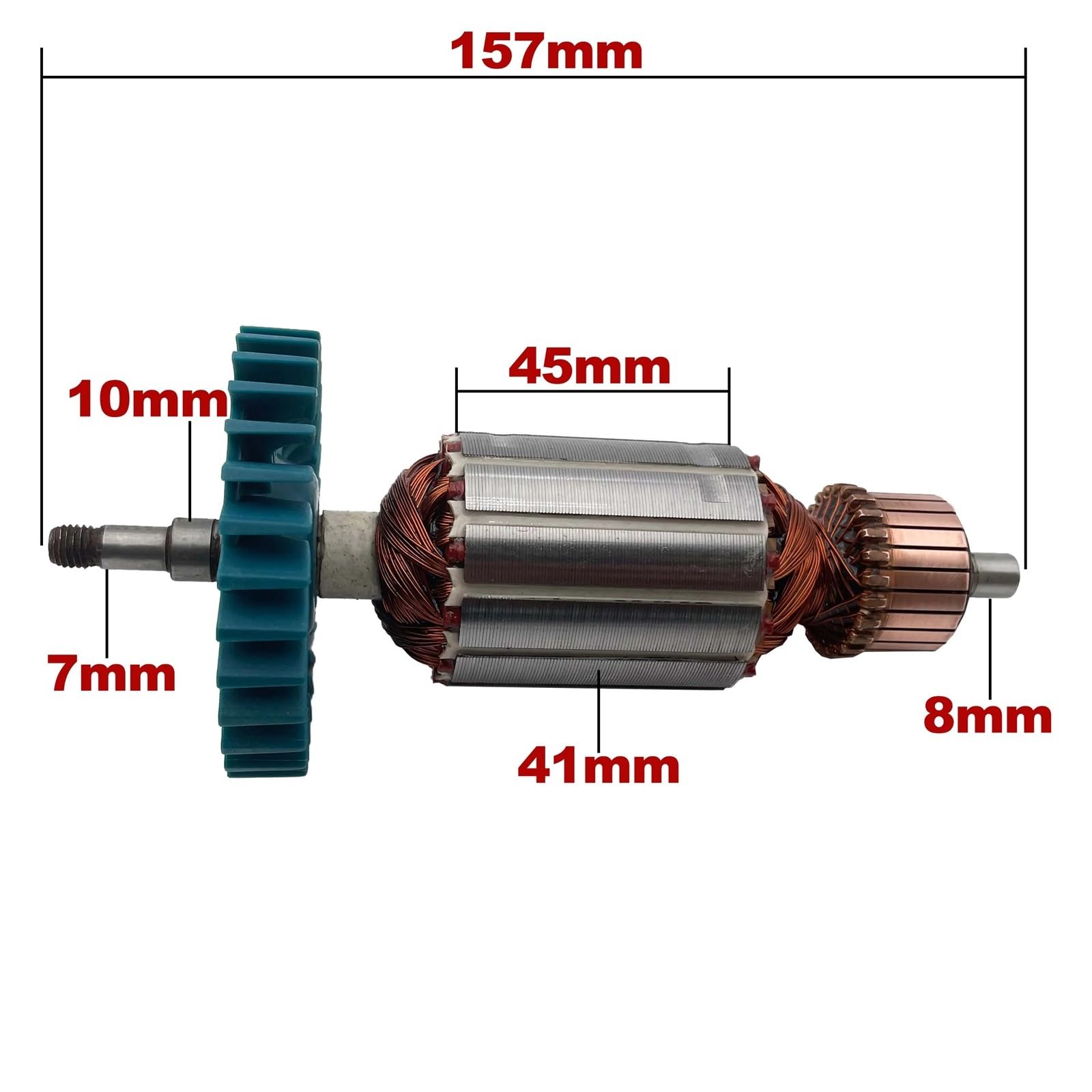 AC 220V 240V GA6020 GA6010 GA5020 GA5010 Rotor de armadura repuestos for amoladora angular amoladora 510110-0(Armature)
