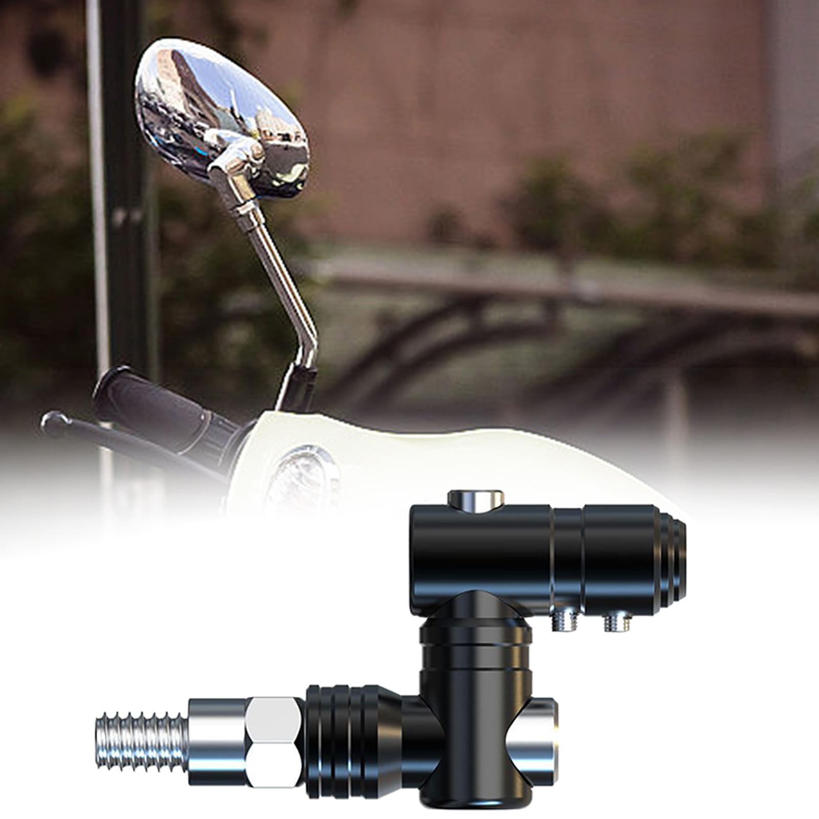 Estensori per Specchietti Moto - Estensione Specchietto Retrovisore per Moto - per Motociclette da Campeggio, Ciclismo, Uomo, Attività all'Aperto, Donna e Famiglia