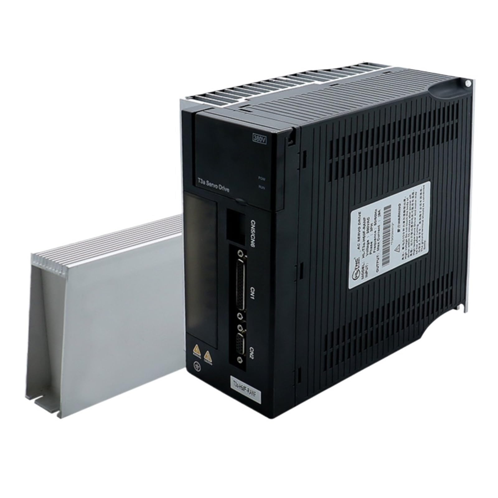 T3A-H25F H50F H75F 380V 3 Phase AC Servo Motor Driver With 20A 28A 39A Current RS485 For Lathe 110 130 150 180 Engine(T3A-H50F-RANF 28A)