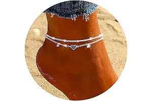 925 Silver Plated Sterling Silver Anklet Waterproof