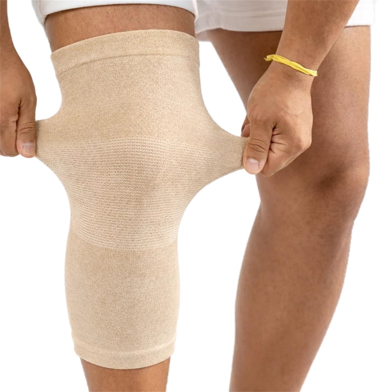 Bambus Kniebandage – Kompressions Kniestütze für Damen & Herren, Arthrose, Meniskusriss, Gelenkschmerzen, Sport & Alltag – Atmungsaktiv, Rutschfest, Schmerz- & Schwellungslinderung