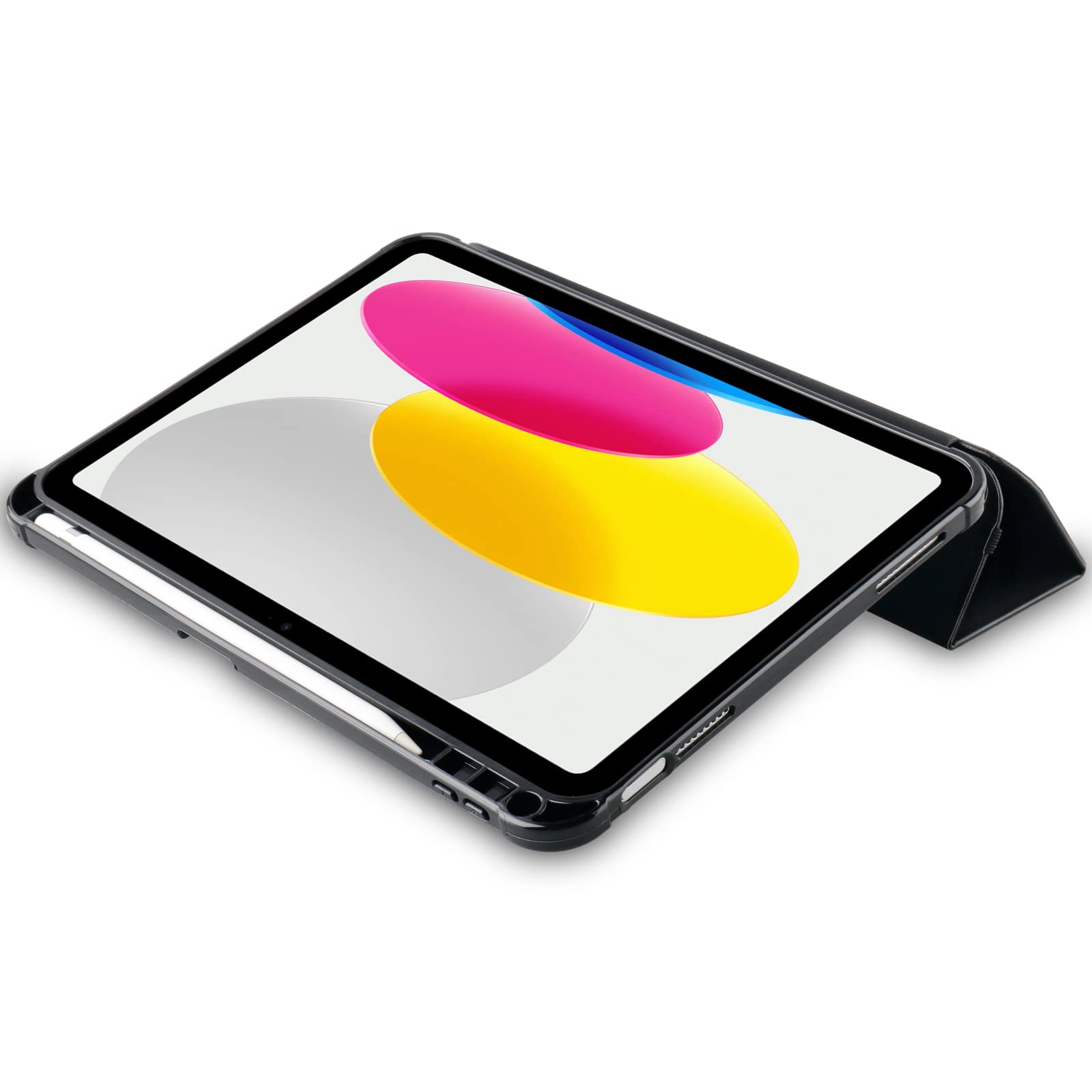 OtterBox React Folio Etui na iPad (A16) 11. / 10. Generacji, Czarne | Do iPad 11" 2025,iPad 10,9" 2022, odporny na upadki, smukły futerał ochronny, przetestowany zgodnie ze standardami wojskowymi