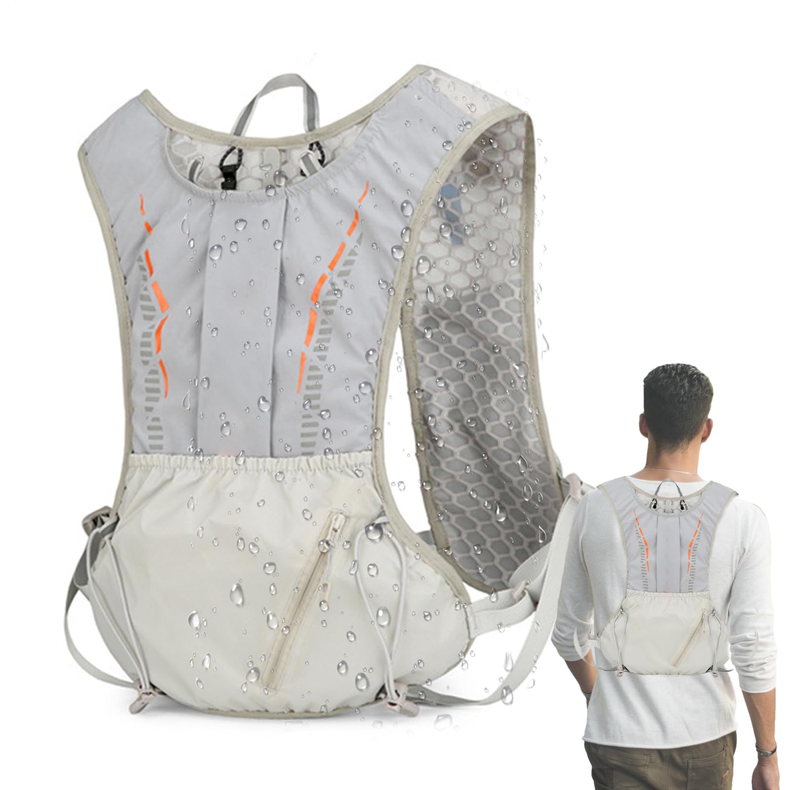 Mochila Hidratación Reflectante Ligera