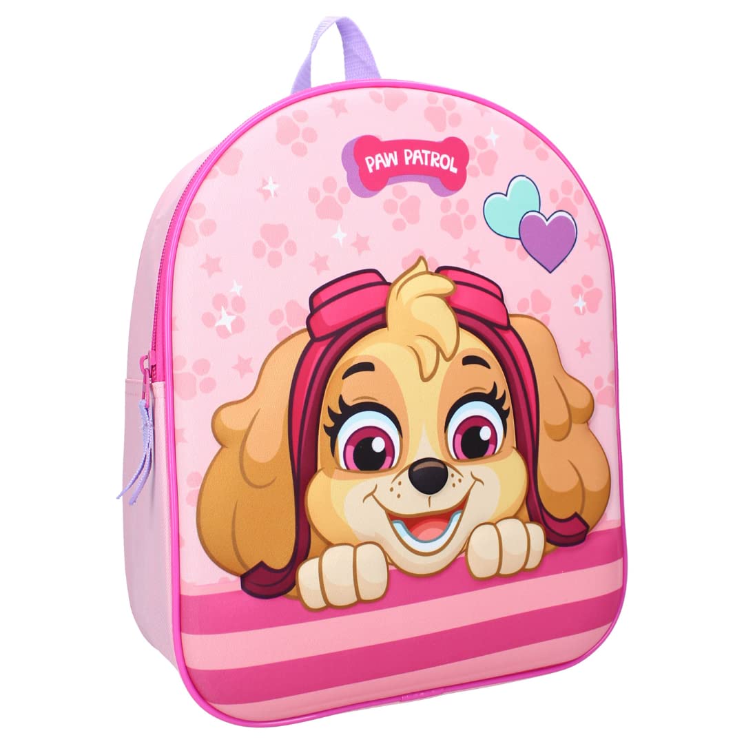 mybagstory Paw Patrol Rugzak – roze – kinderen – school – basisschool – kleuterschool – schooltas – maat 32 cm – verstelbare bandjes – cadeau-idee, Roze